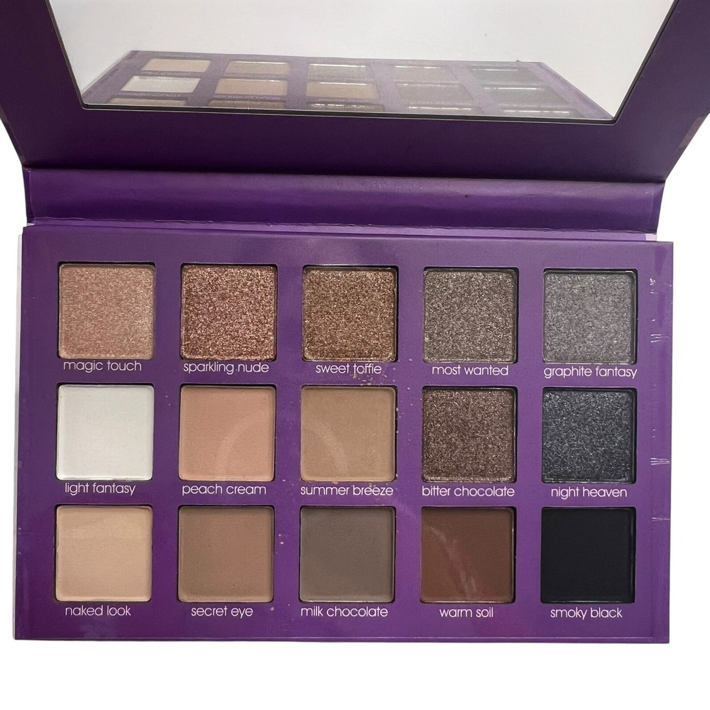OKALAN Neutral‎ Eyeshadow Palette 15 Colors Makeup Cosmetic Eye Shadow 0.53 oz